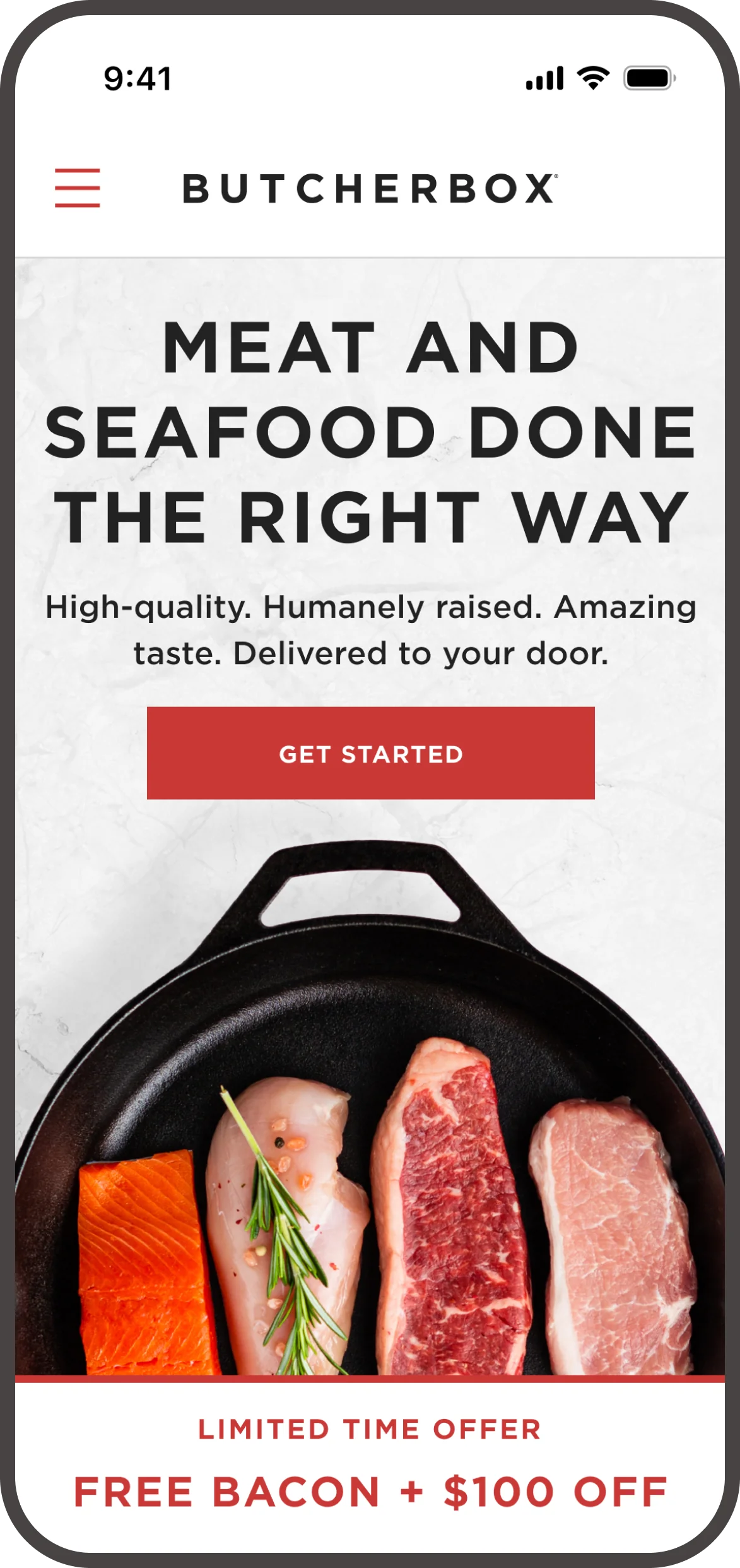 ButcherBox project screenshot